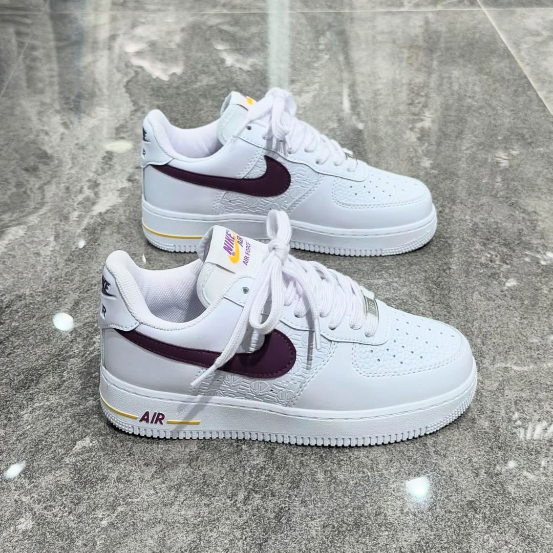 NIKE AİR FORCE BEYAZ MOR