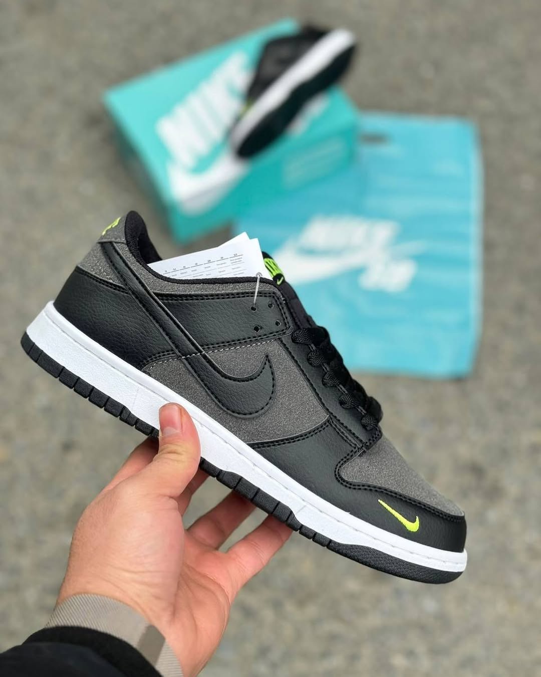 NIKE DUNK LOW GRİ SİYAH