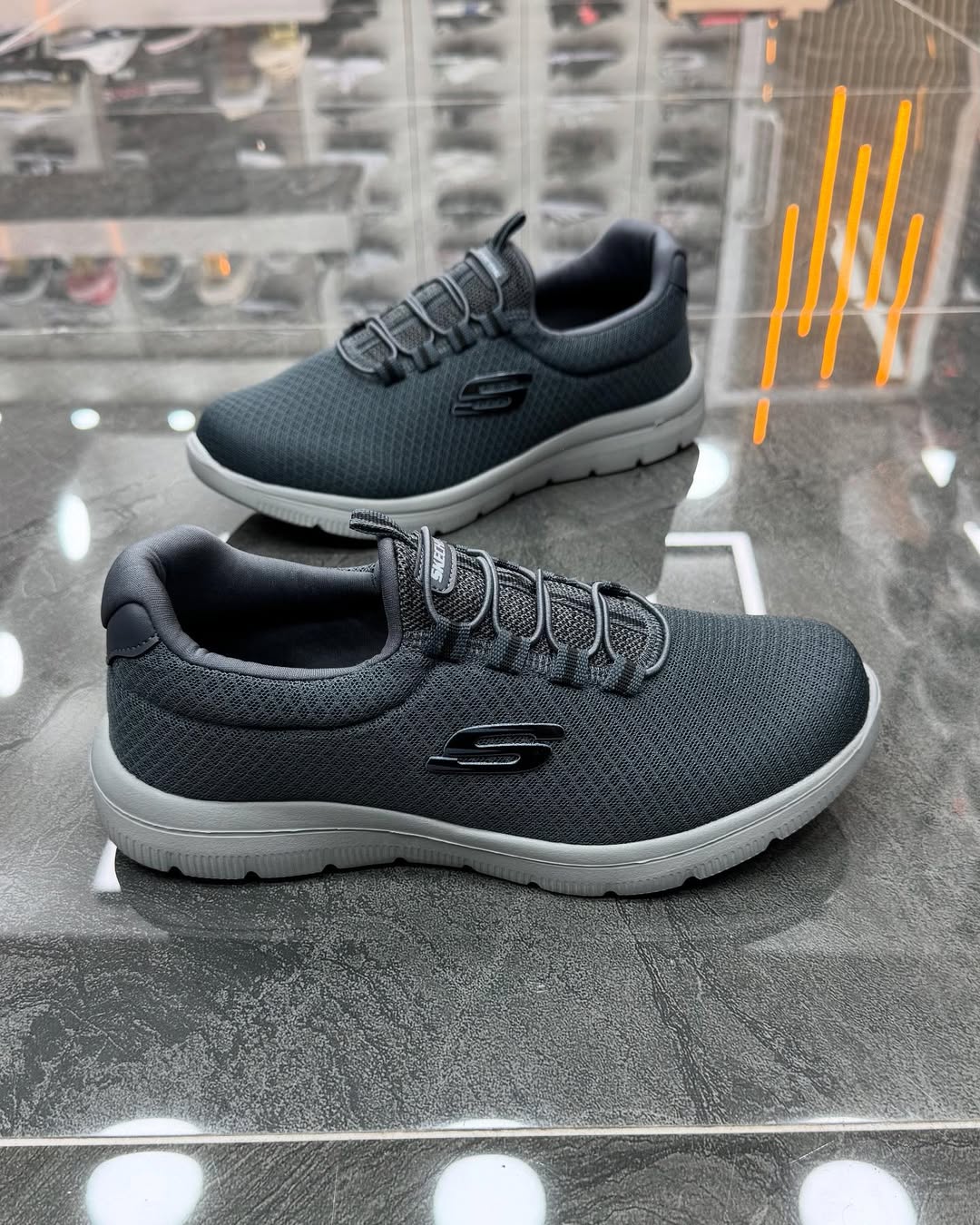 SKECHERS SPOR GRİ