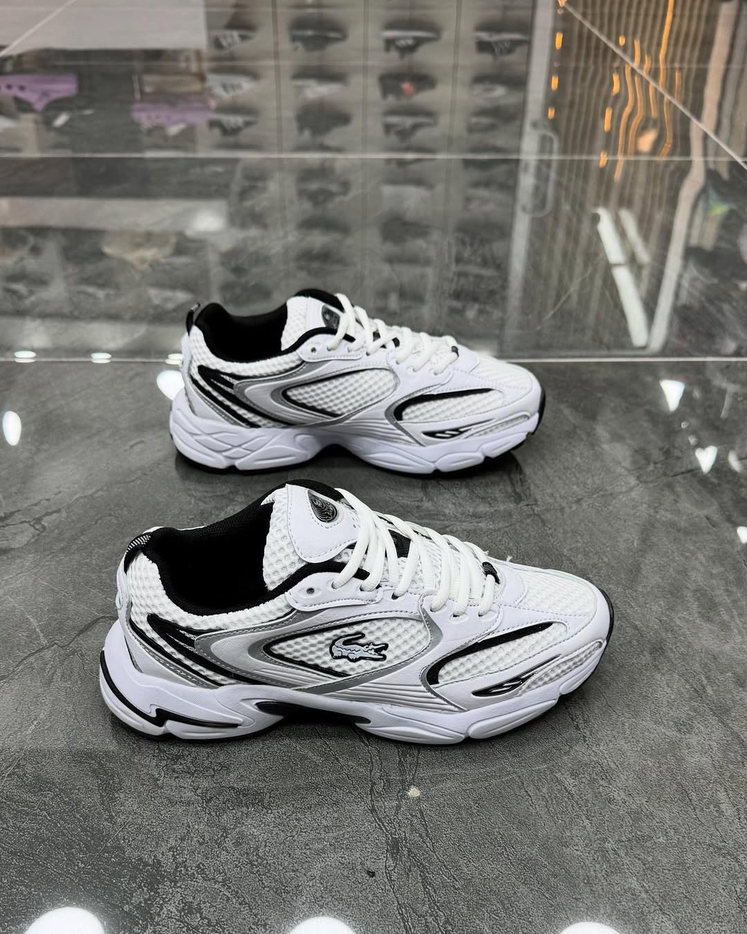 LACOSTE STORM 96 BEYAZ