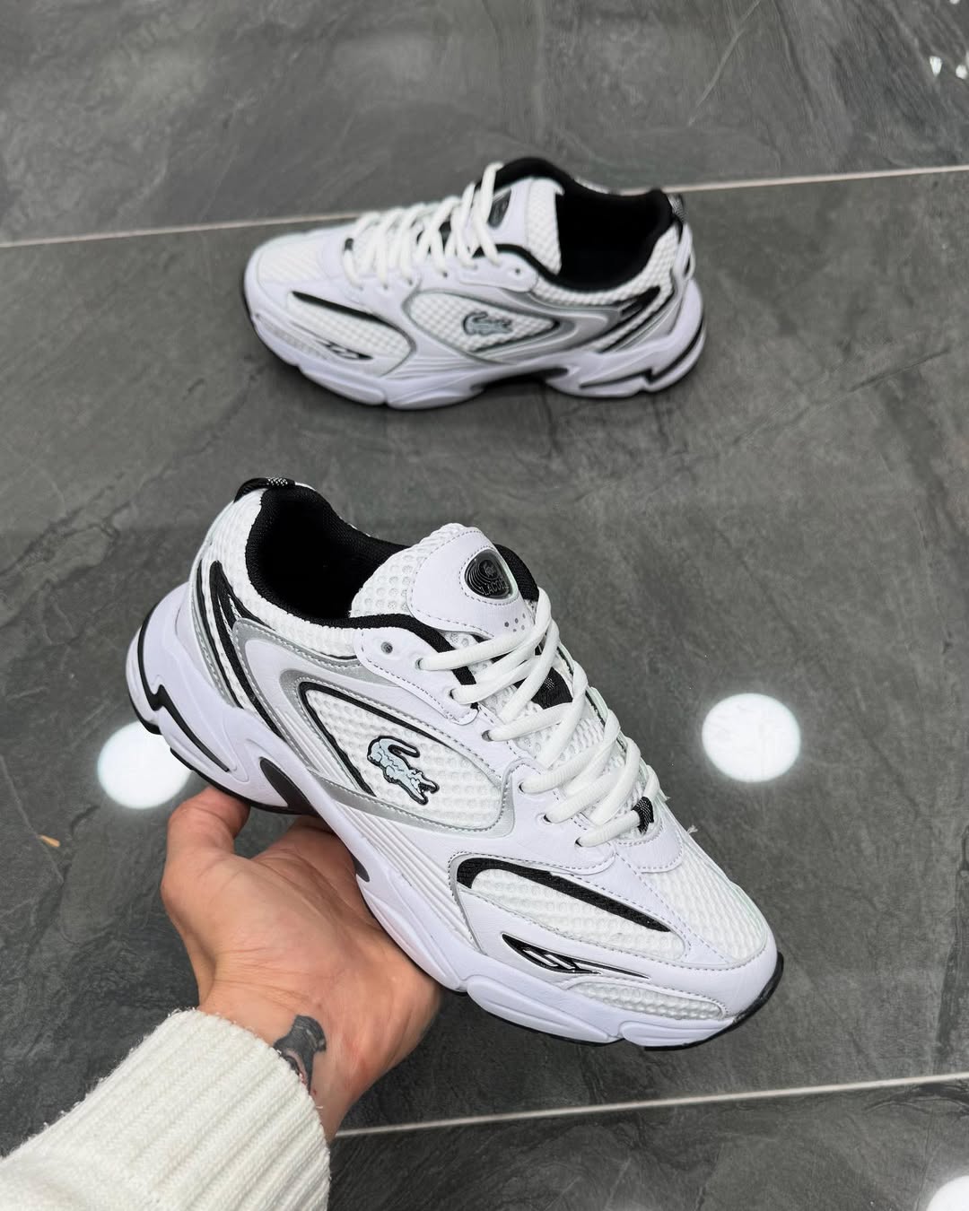 LACOSTE STORM 96 BEYAZ