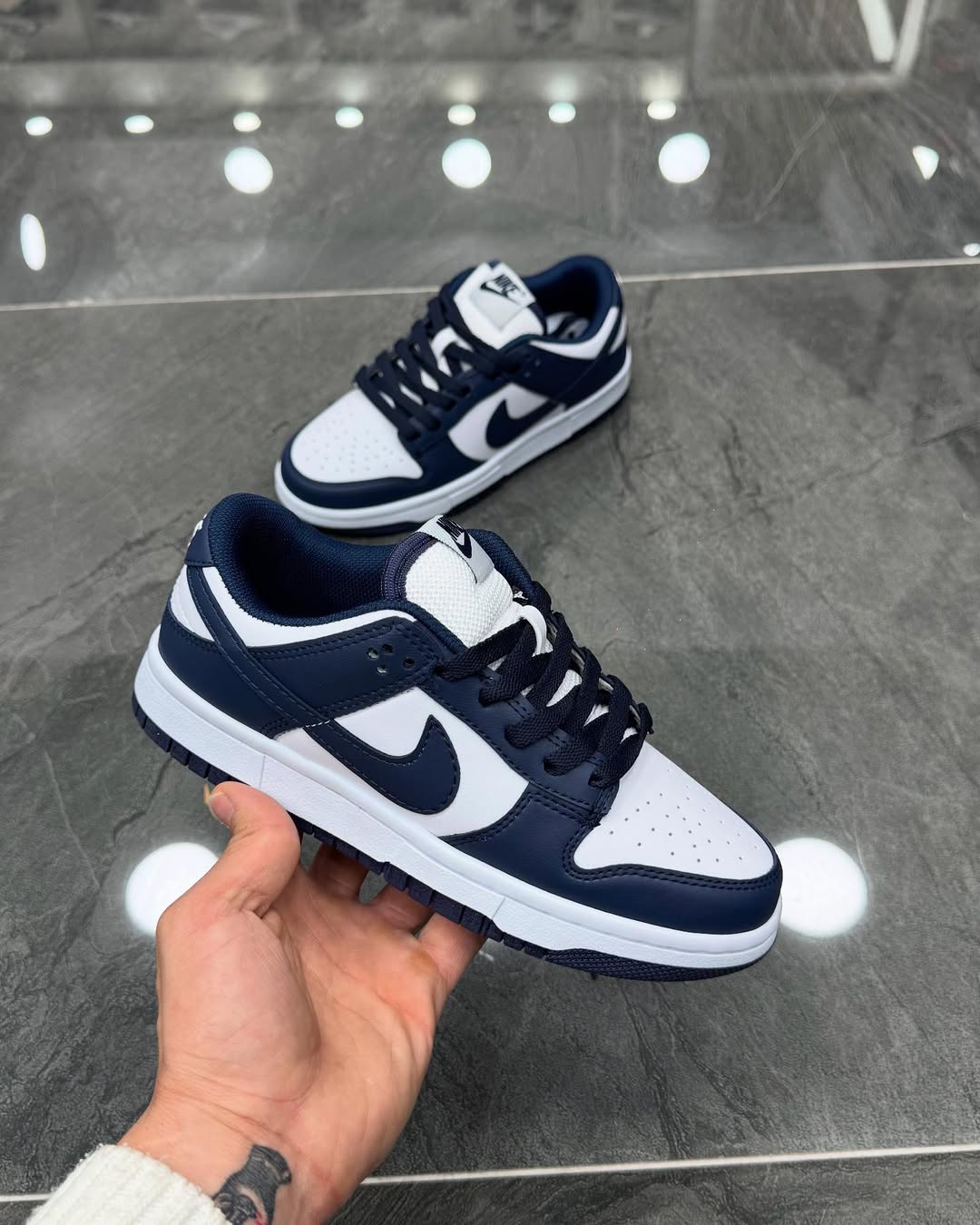 NIKE DUNK LACİVERT BEYAZ