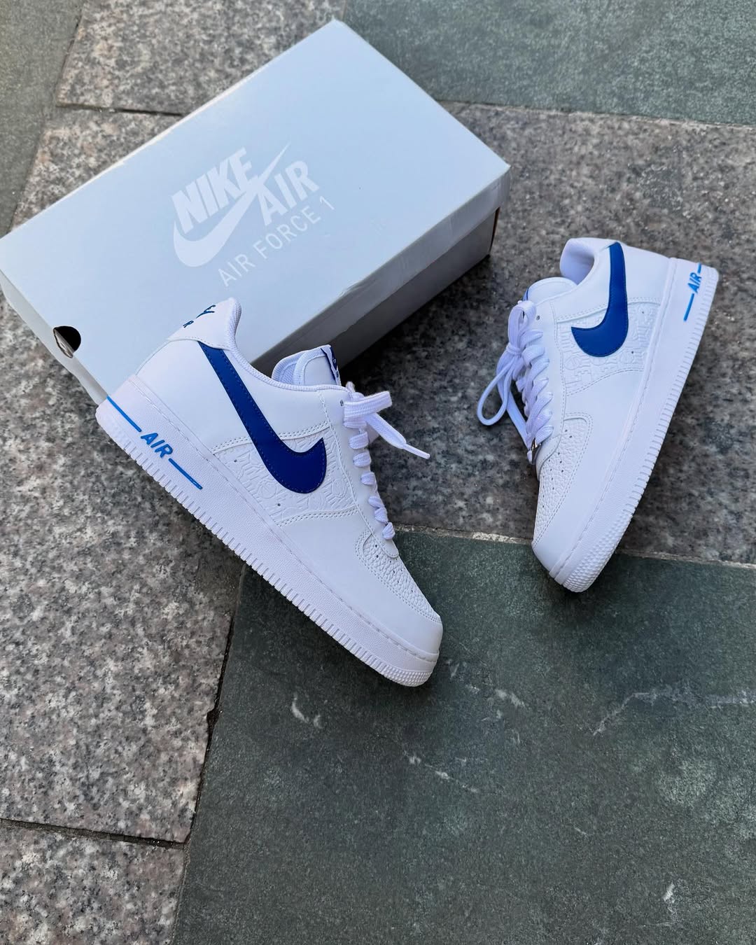 NIKE AİR FORCE MAVİ BEYAZ